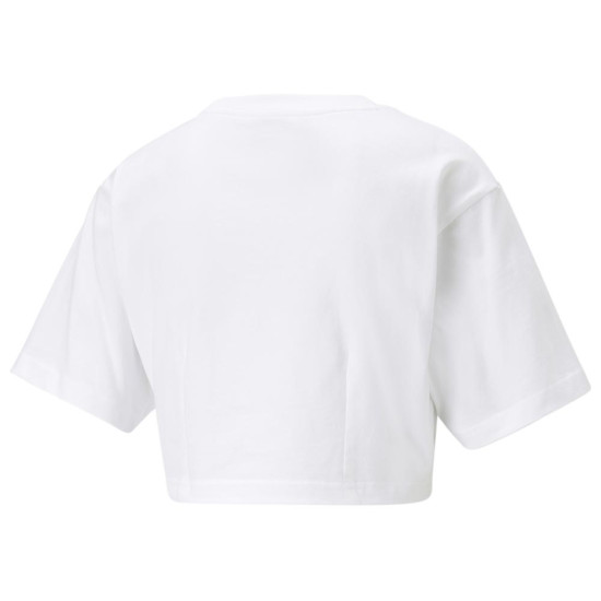 Puma Γυναικεία κοντομάνικη μπλούζα Dare To Cropped Relaxed Tee Puma Γυναικεία κοντομάνικη μπλούζα Dare To Cropped Relaxed Tee